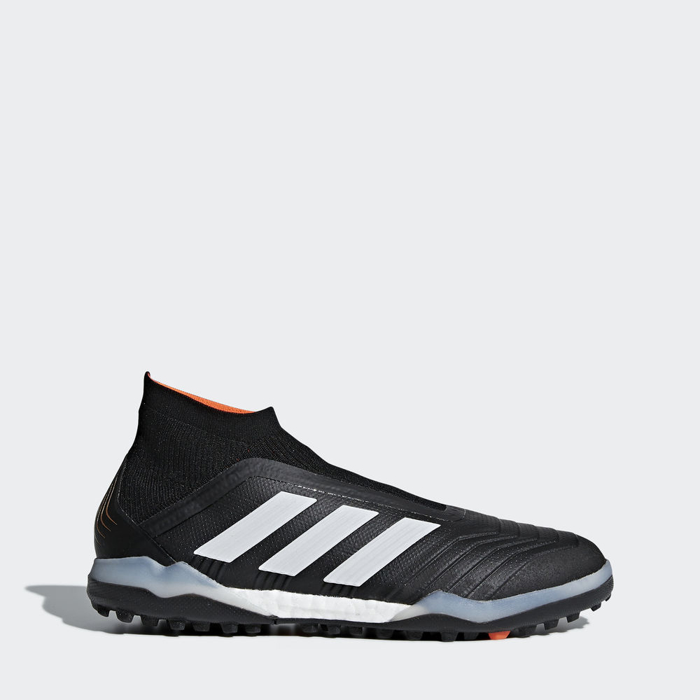 Adidas Predator Tango 18+ Turf - ποδοσφαιρικα παπουτσια ανδρικα - Μαυρα/Ασπρα/Κοκκινα,Μέγεθος: EU 36